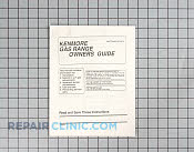 Owner manual - Part # 493736 Mfg Part # 316000900
