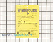 Manuals, Care Guides & Literature - Part # 919216 Mfg Part # 154399002