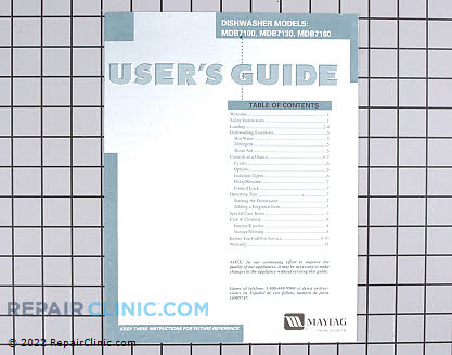 Owner's Manual 99002462 Main Product View