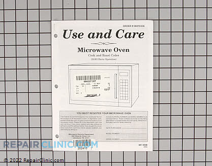 Owner's Manual 06010336 Main Product View