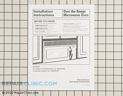 Installation Instructions 316137222 Main Product View