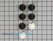 Control Knob Kit - Part # 405303 Mfg Part # 12500072