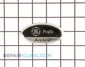 Nameplate ref black - Part # 913156 Mfg Part # WR04X10103