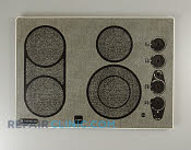Glass Main Top - Part # 770883 Mfg Part # WB61T10008