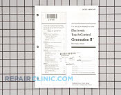 Owner's Manual - Part # 210156 Mfg Part # M94D495