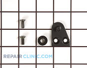 Top Hinge - Part # 1053696 Mfg Part # 1848A-S-BLK
