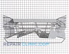 Upper Dishrack Assembly 8801315-36 Alternate Product View