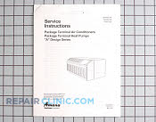 Manual, service - Part # 219966 Mfg Part # RS4200002