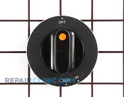 Knob, top burner - Part # 327144 Mfg Part # 0061475