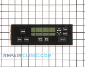 Overlay, clock (blk) - Part # 696582 Mfg Part # 71003327