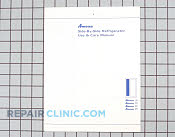 Owners manual - Part # 103832 Mfg Part # A1069211