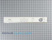 Insert-control pnl, white - Part # 419317 Mfg Part # 154290801