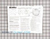 Instructions - Part # 949377 Mfg Part # 134186000