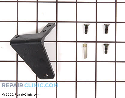 Top Hinge 11898-S-BLK Main Product View