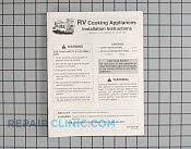 Installation instruct - Part # 1072670 Mfg Part # 74009865