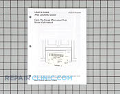 Owner's Manual - Part # 1008670 Mfg Part # 74005586