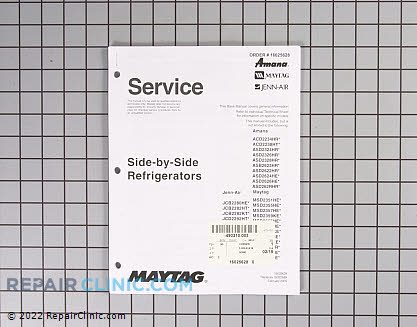 Service manual 16025628 Main Product View