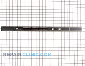 Nameplate, 30", black - Part # 1172896 Mfg Part # S99090606