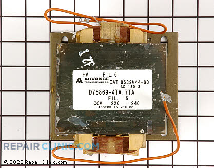 High Voltage Transformer D7686907        Main Product View