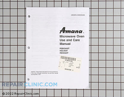 Owners manual (rsl/rsw/rsbg669 B8383298        Main Product View