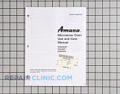 Owners manual (rsl/rsw/rsbg669 - Part # 113878 Mfg Part # B8383298