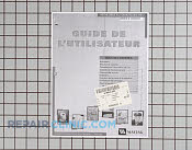 Manual, use & care (french & spanish) - Part # 785555 Mfg Part # 33002531