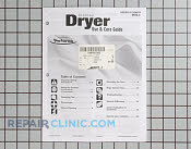 Manual, use & care  d - Part # 1184768 Mfg Part # 2206678