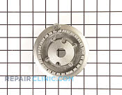 Surface Burner Base - Part # 1009484 Mfg Part # 74007736