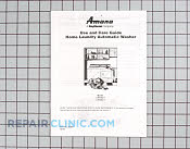 Owners manual (lw430 - Part # 1246292 Mfg Part # Y36369