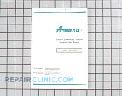 Manuals, Care Guides & Literature - Part # 346245 Mfg Part # 0314284