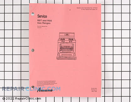 Repair Manual RC231002        Main Product View