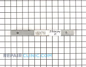 Bracket trim - Part # 250074 Mfg Part # WB2X7750
