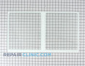 Glass Crisper Cover - Part # 403316 Mfg Part # 12204807