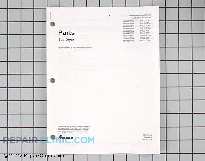 Parts Catalog RP3200017 Main Product View