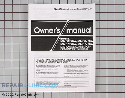Owner's Manual A00034210AQ Main Product View