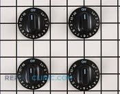 Control Knob Kit - Part # 3098 Mfg Part # 12200034