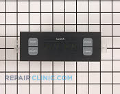 Clock  (black) - Part # 356766 Mfg Part # 07707900