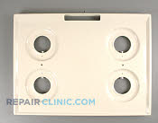 Metal Cooktop - Part # 546332 Mfg Part # 3934002