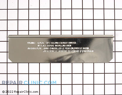 Vent Damper W10197773 Main Product View