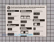 Menu guide - Part # 248052 Mfg Part # WB2X10264