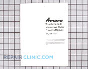 Owners manual (rrl-1 - Part # 929084 Mfg Part # A1036002