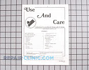 Manuals, Care Guides & Literature - Part # 724418 Mfg Part # 8112P092-60