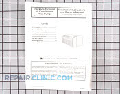 Manuals, Care Guides & Literature - Part # 391682 Mfg Part # 11113301