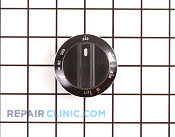 Knob, top cont (blac - Part # 485257 Mfg Part # 308334B