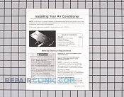 Manuals, Care Guides & Literature - Part # 485862 Mfg Part # 309000903
