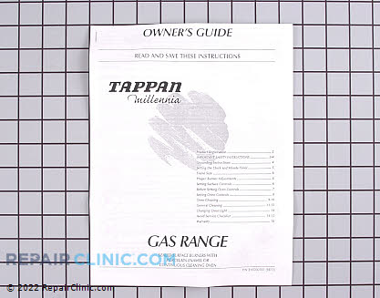 Owner's Manual 316000181 Main Product View