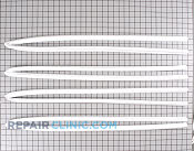 Refrigerator or Freezer Door Gasket - Part # 2000 Mfg Part # WR24X517