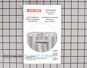 Manuals, Care Guides & Literature - Part # 935757 Mfg Part # 481837