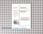 Manual, owners - Part # 377657 Mfg Part # 10293804