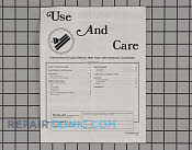 Manuals, Care Guides & Literature - Part # 724492 Mfg Part # 8113P024-60